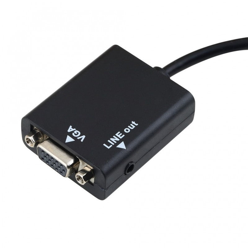 1080p HDMI to VGA Converter Adapter With Audio