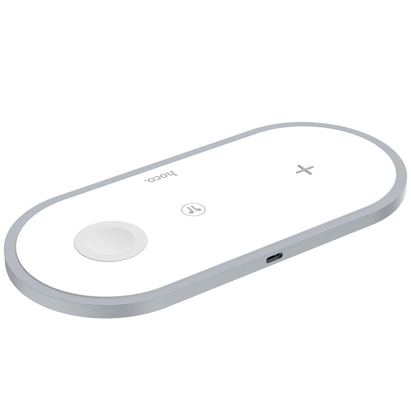 Hoco CW24 3-in-1 Wireless Charger for Phone, Watch & Earbuds