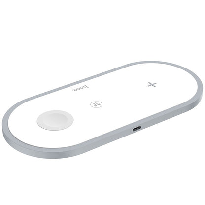 Hoco CW24 3-in-1 Wireless Charger for Phone, Watch & Earbuds