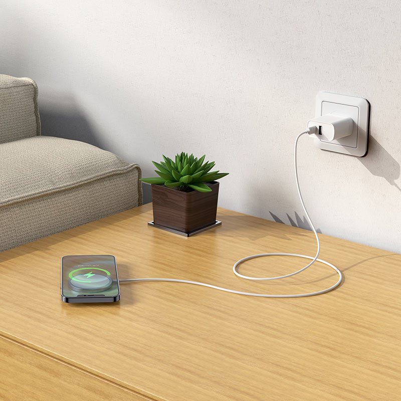 Hoco CW30 Pro MagSafe Wireless Charger - White