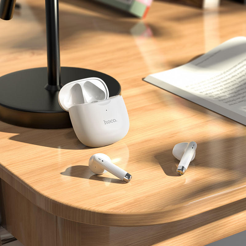 Hoco ES56 True Wireless Bluetooth Earbuds - white