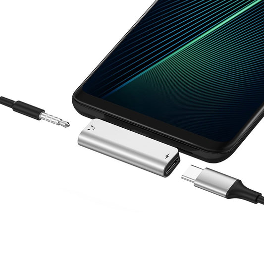 Hoco LS26 USB-C 2-in-1 Audio Adapter