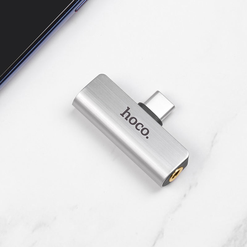 Hoco LS26 USB-C 2-in-1 Audio Adapter