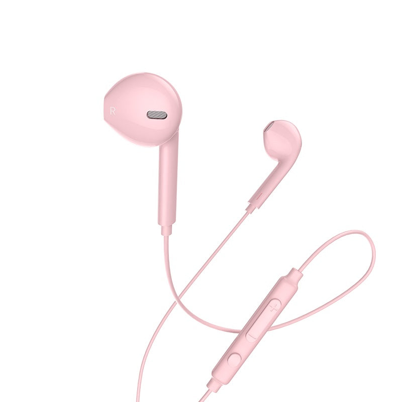 Hoco M55 Wired Wired Earphones with Mic - Pink