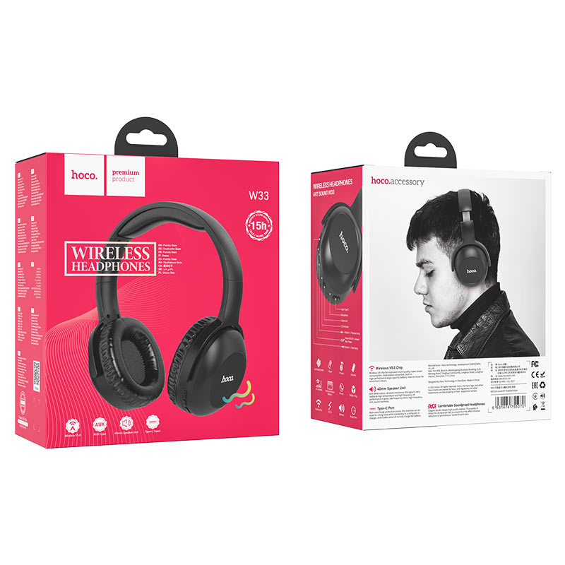 Hoco W33 Art Sound Wireless & Wired Headphones