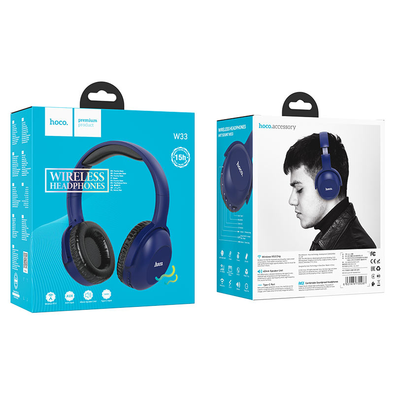 Hoco W33 Art Sound Wireless & Wired Headphones