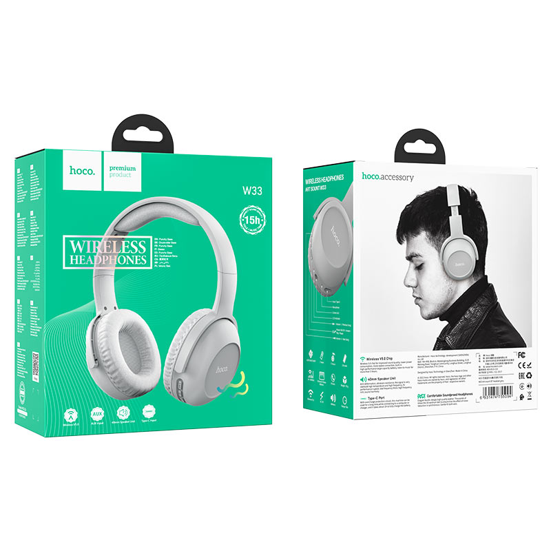 Hoco W33 Art Sound Wireless & Wired Headphones