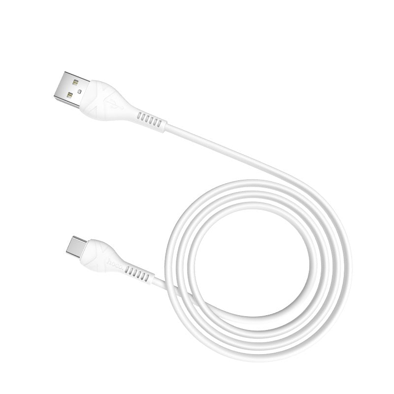 Hoco X37 USB-C Reinforced Charging Cable 1m - White