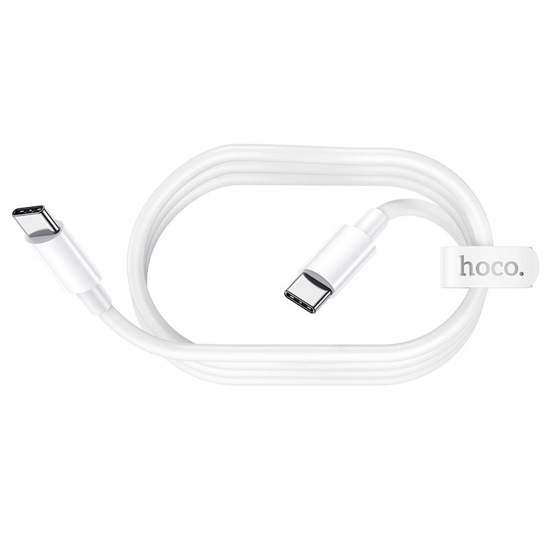 hoco. X51 Type-C to Type-C high-power 100W charging data cable white (L=1M)