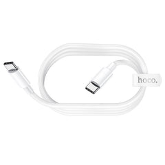 hoco. X51 Type-C to Type-C high-power 100W charging data cable white (L=1M)