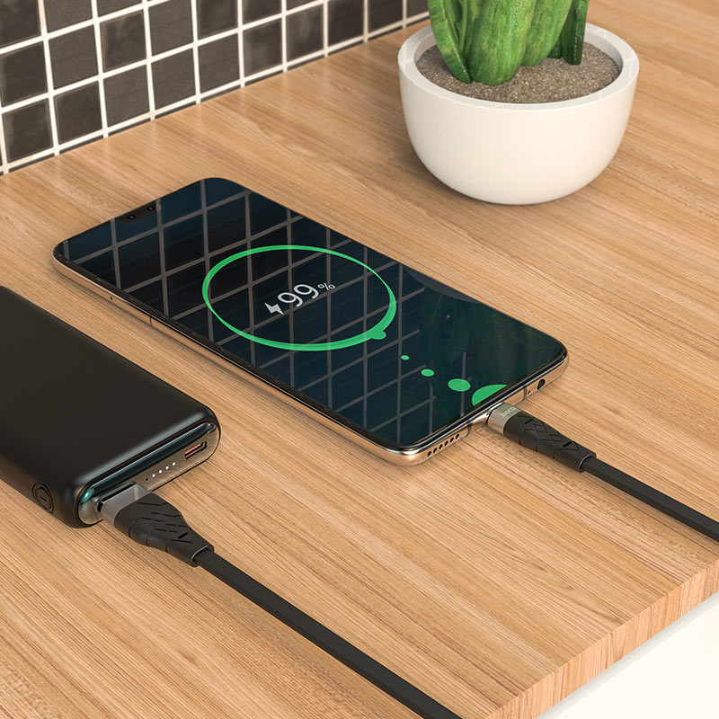 Hoco X53 Angel USB-A to USB-C silicone Charging Cable 1m