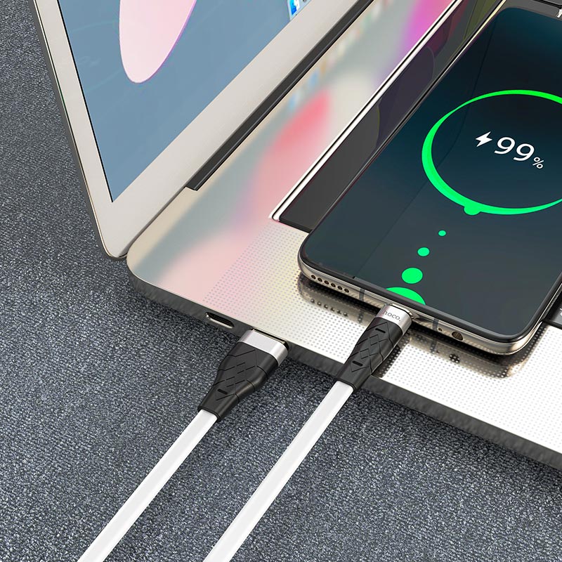 Hoco X53 Angel USB-A to USB-C silicone Charging Cable 1m