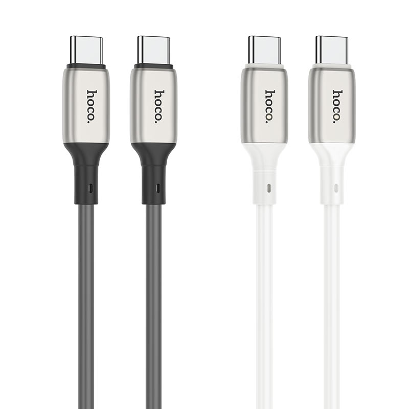 Hoco X66 USB-C to USB-C 60W Charging Cable - Grey
