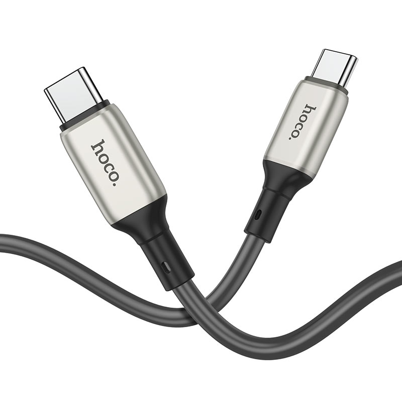 Hoco X66 USB-C to USB-C 60W Charging Cable - Grey