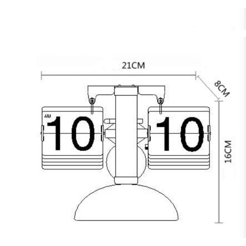 Retro Flip Down Clock