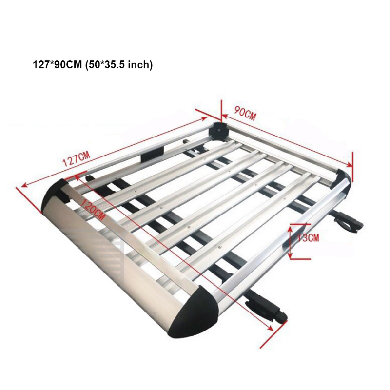 Universal Roof Rack Basket Car Top Luggage 127x90cm