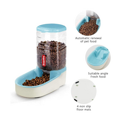 Automatic Pet Food Feeding Blue