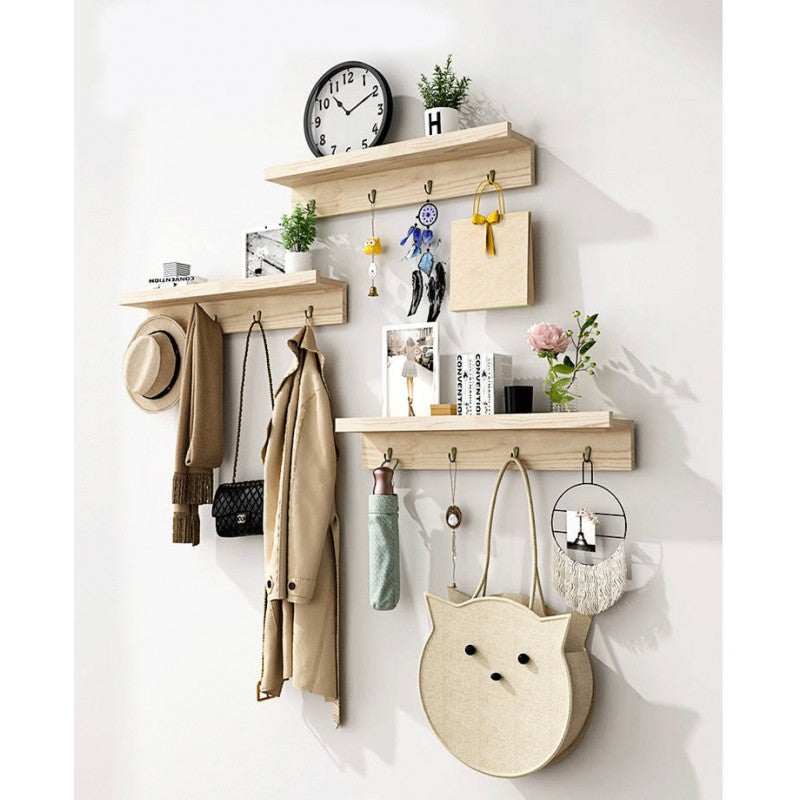 Multifunctional Hook Storage Shelf 41cm