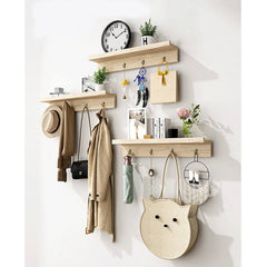 Multifunctional Hook Storage Shelf 41cm