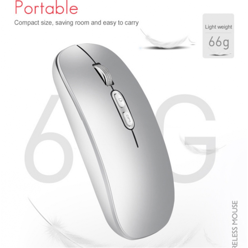 iMiCE E-1400 Bluetooth+2.4G Rechargeable Wireless Mouse