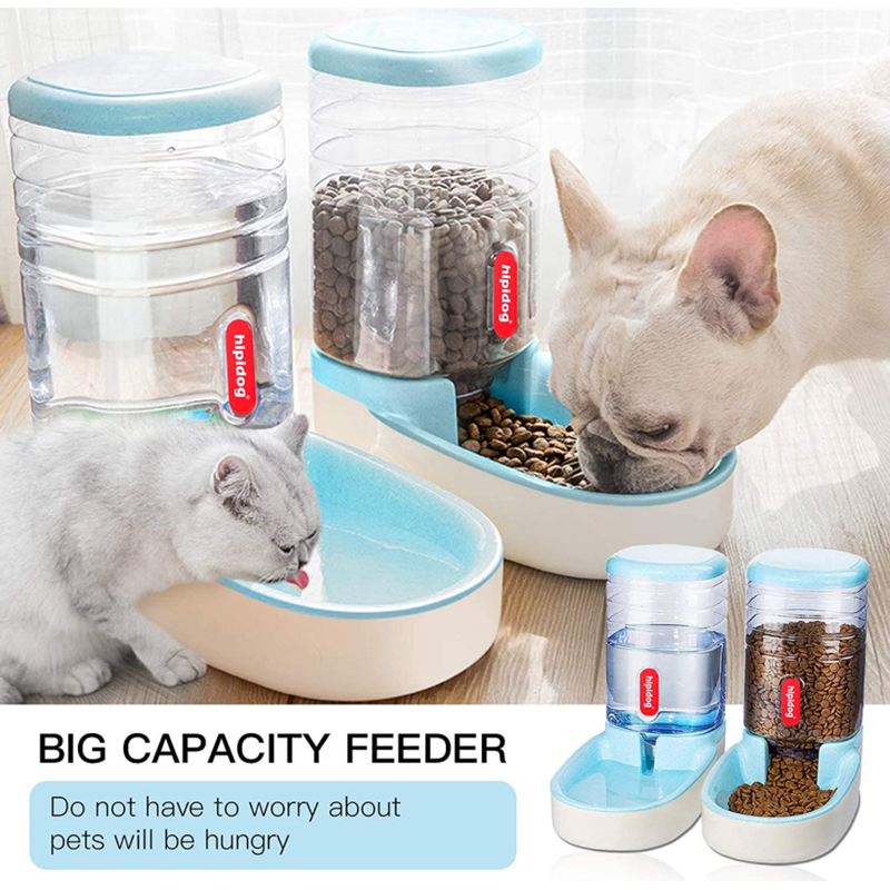 Automatic Pet Food Feeding Blue