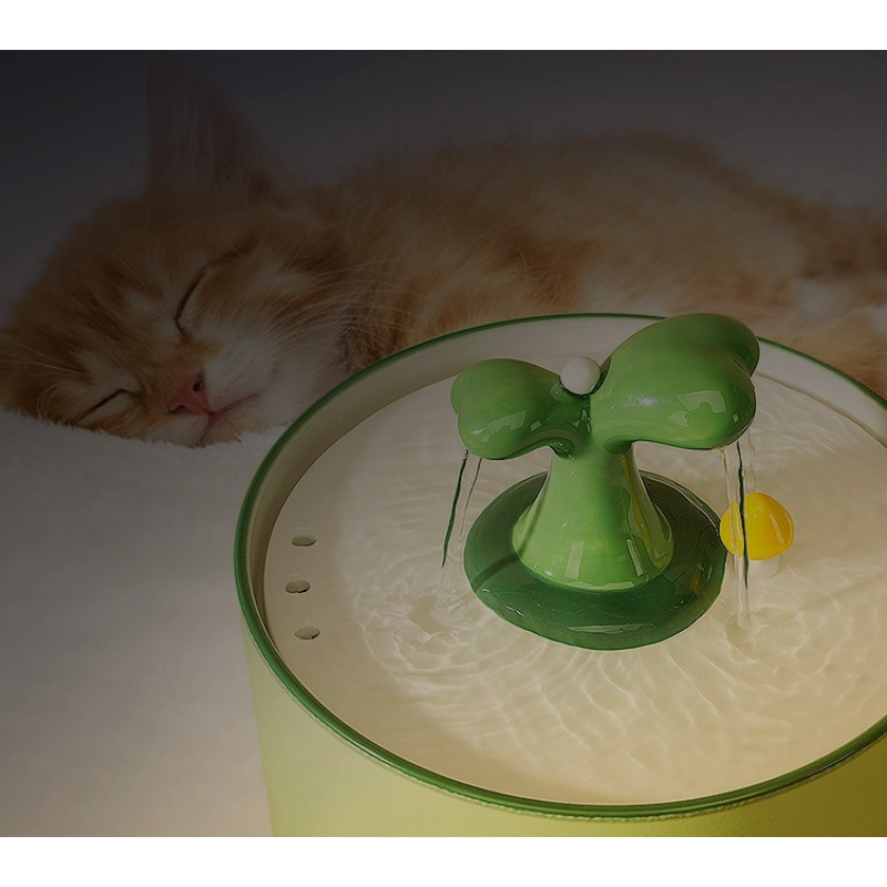 Ceramic Pet Water Fountain Green