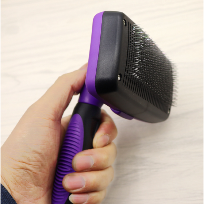 Pet Self-Cleaning Grooming Slicker Brush