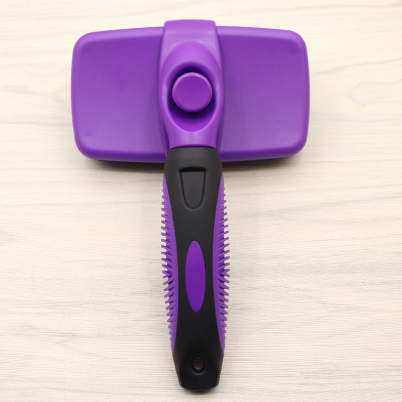 Pet Self-Cleaning Grooming Slicker Brush