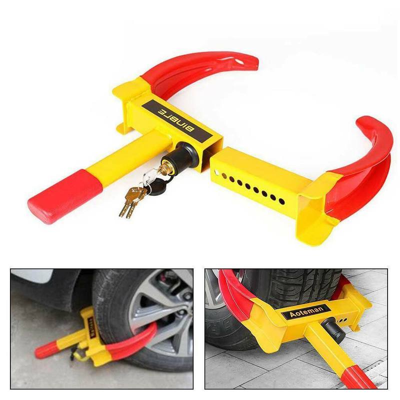 Heavy Duty Car Security Anti-Theft Wheel Lock Clamp