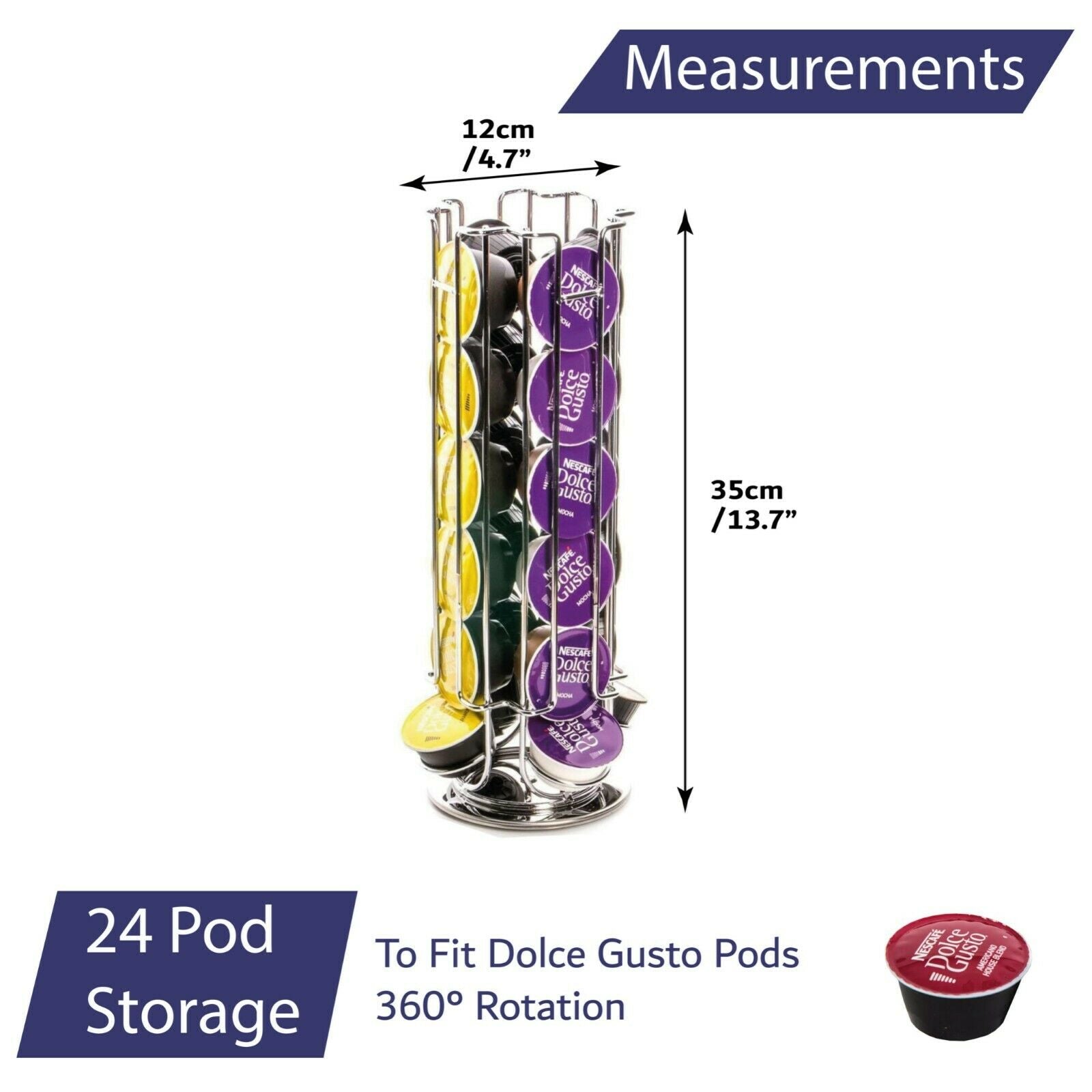 Dolce Gusto Coffee Capsule Organiser Shelf