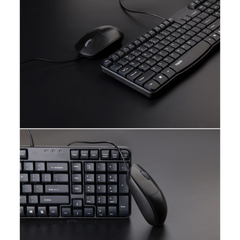 Rapoo X120 Pro Wired Keyboard Mouse Set