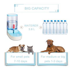 Automatic Pet Water Feeding Blue