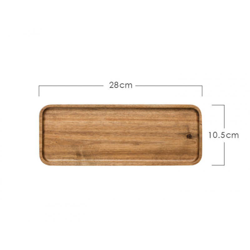 Yael Wooden Rectangle Plate