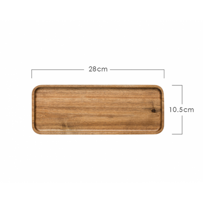Yael Wooden Rectangle Plate