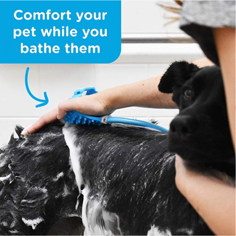 Pet Shower Sprayer & Pet Bath Brush