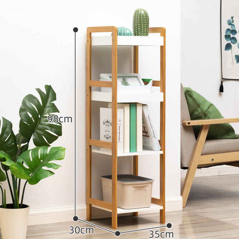 Bamboo Artists Flower Planter Storage Rack Shelves