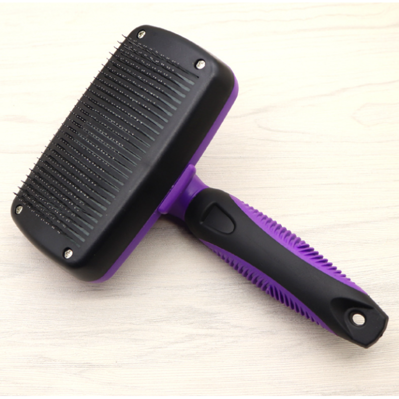 Pet Self-Cleaning Grooming Slicker Brush