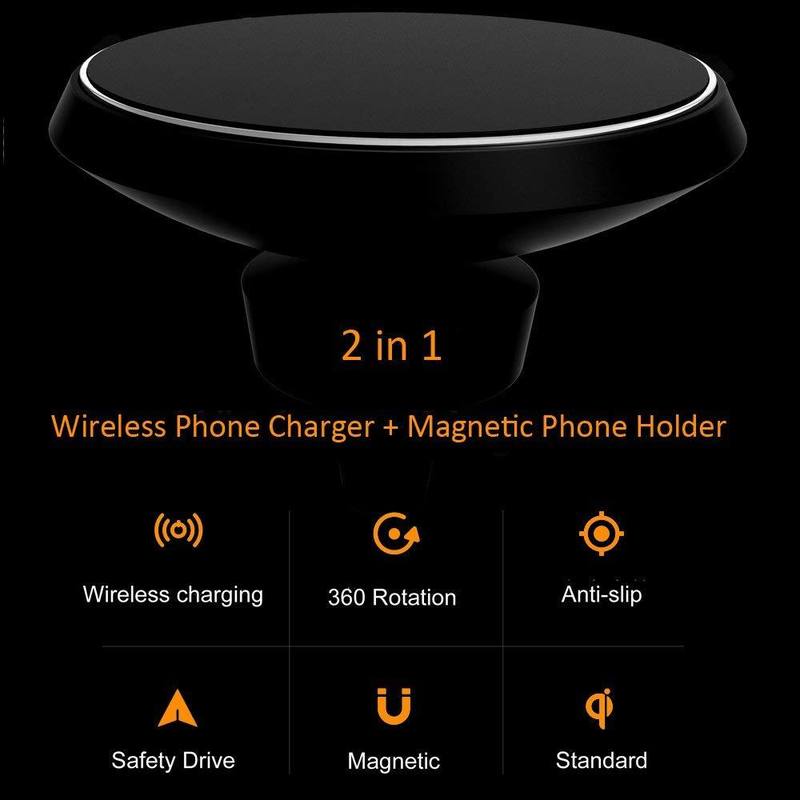 Air Vent Magnetic Qi Wireless Car Charger