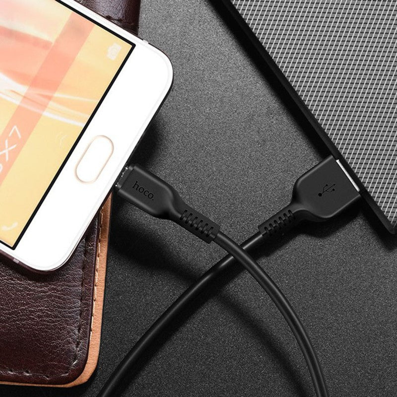 Hoco X20 Micro Fast Charging Cable black - 2m
